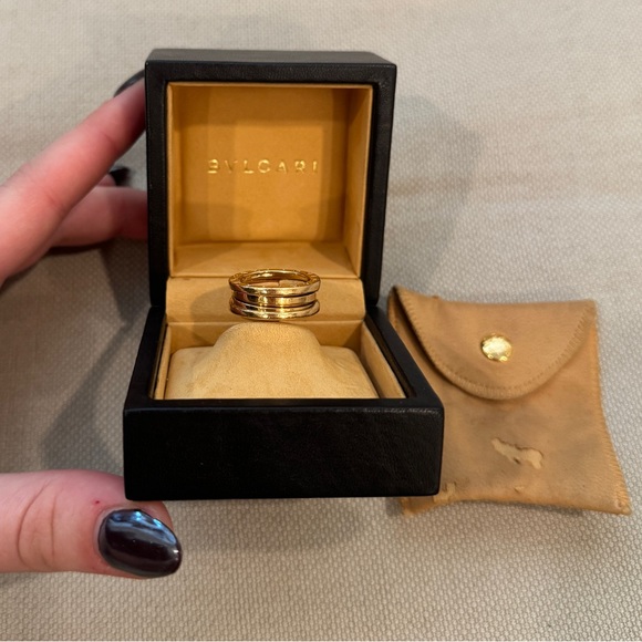 Vintage⭐️Bvlgari Bulgari⭐️B.Zero1 18KT Yellow Gold Ring - Picture 3 of 14